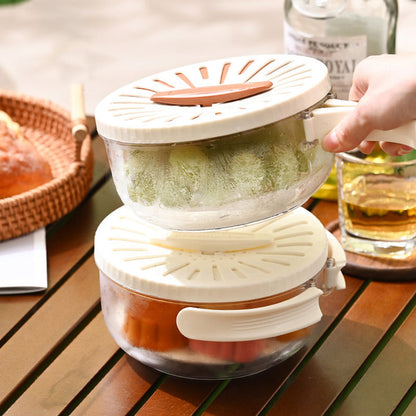 🥗 50% RABATT! 🍲 Multifunktionale Entwässerungsschüssel – Spart Platz, Spülmaschinenfest & Lebensmittelechtes Material 🥘
