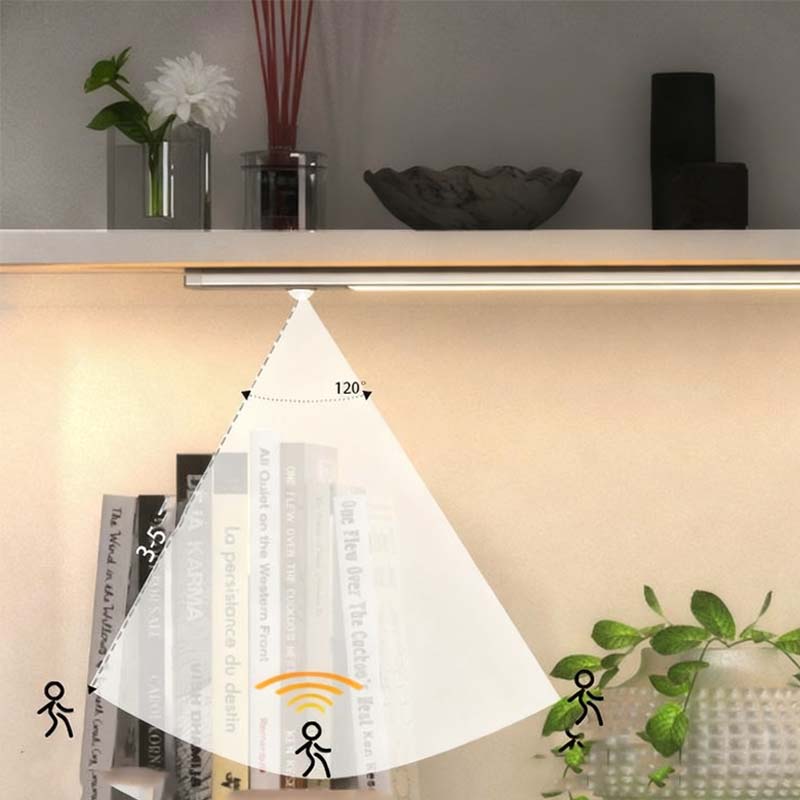 💡 50% RABATT! 🔥Magnetische Bewegungsmelder-Lichtleiste mit Batterieanzeige