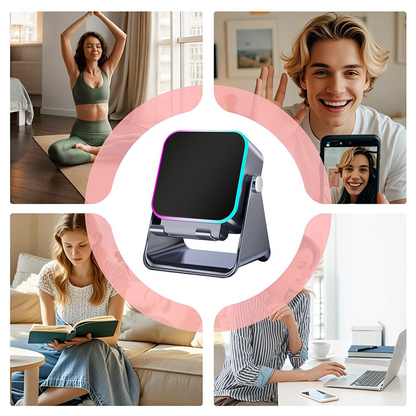 🔥 50% Rabatt 🔥🎵 5-in-1 Bluetooth-Lautsprecher mit Induktionsfunktion & verstellbarem Handyhalter
