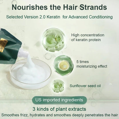 ⏳Limited-time 50% off⏰Polypeptide Keratin Hydrating Smoothing Hair Damage Repair Cream🥇