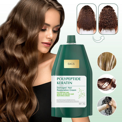 ⏳Limited-time 50% off⏰Polypeptide Keratin Hydrating Smoothing Hair Damage Repair Cream🥇