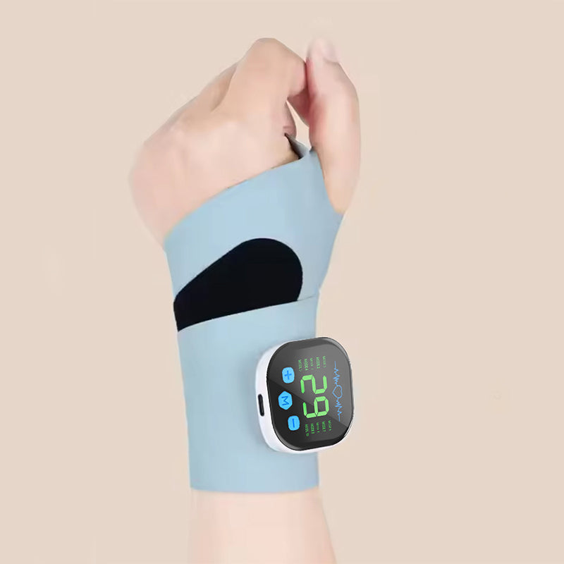 🔥🎁 Wiederaufladbarer, verstellbarer elektrischer Handgelenkmassager