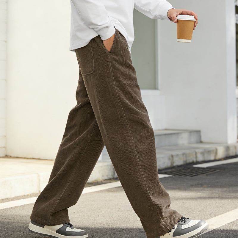 👖 50% RABATT! 🎉 Herrenhose mit Lockerer Passform, Kordelzug & Taschen – Bequem, Lässig & Praktisch für den Alltag 🏠