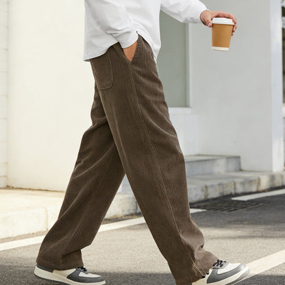 👖 50% RABATT! 🎉 Herrenhose mit Lockerer Passform, Kordelzug & Taschen – Bequem, Lässig & Praktisch für den Alltag 🏠