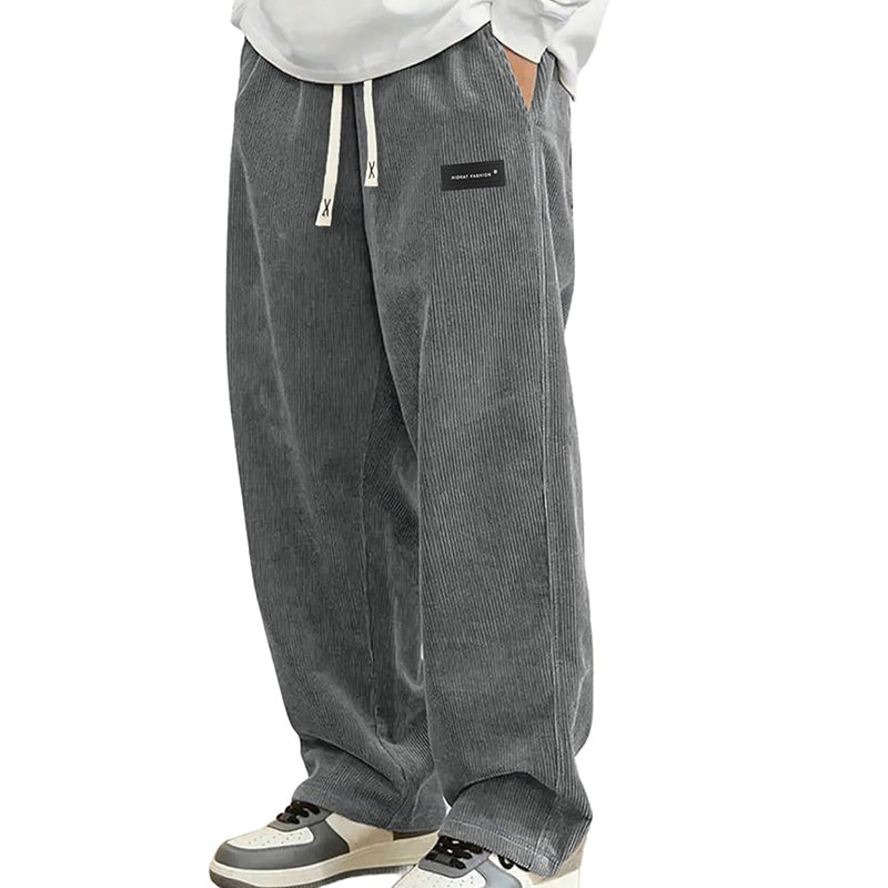 👖 50% RABATT! 🎉 Herrenhose mit Lockerer Passform, Kordelzug & Taschen – Bequem, Lässig & Praktisch für den Alltag 🏠