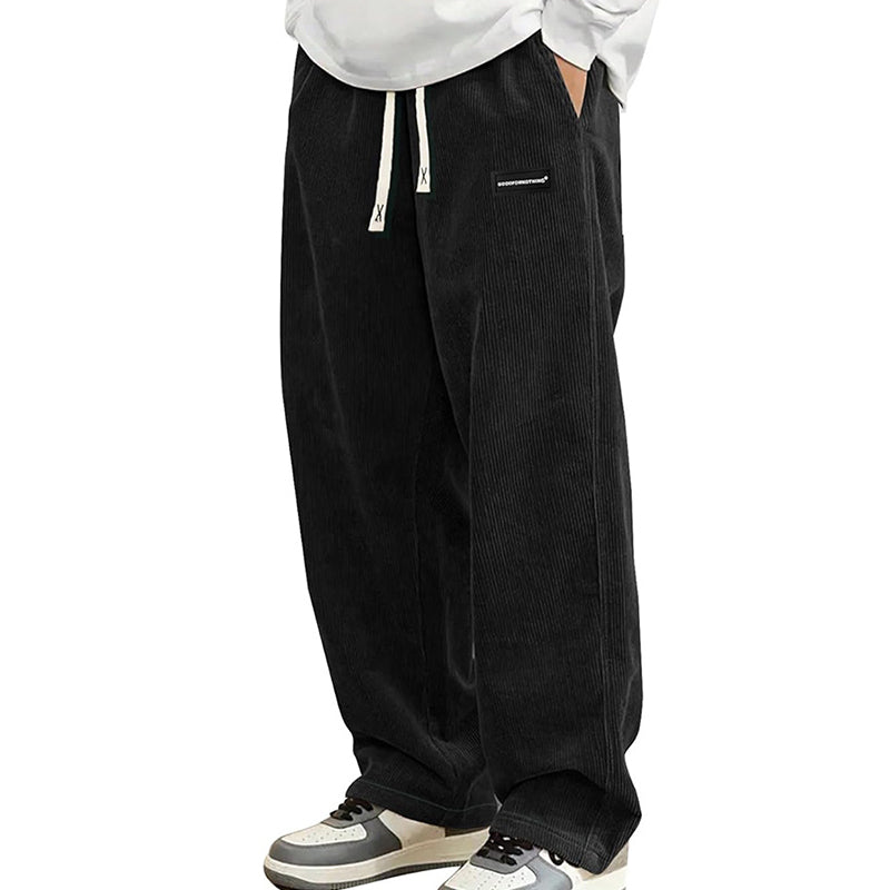 👖 50% RABATT! 🎉 Herrenhose mit Lockerer Passform, Kordelzug & Taschen – Bequem, Lässig & Praktisch für den Alltag 🏠