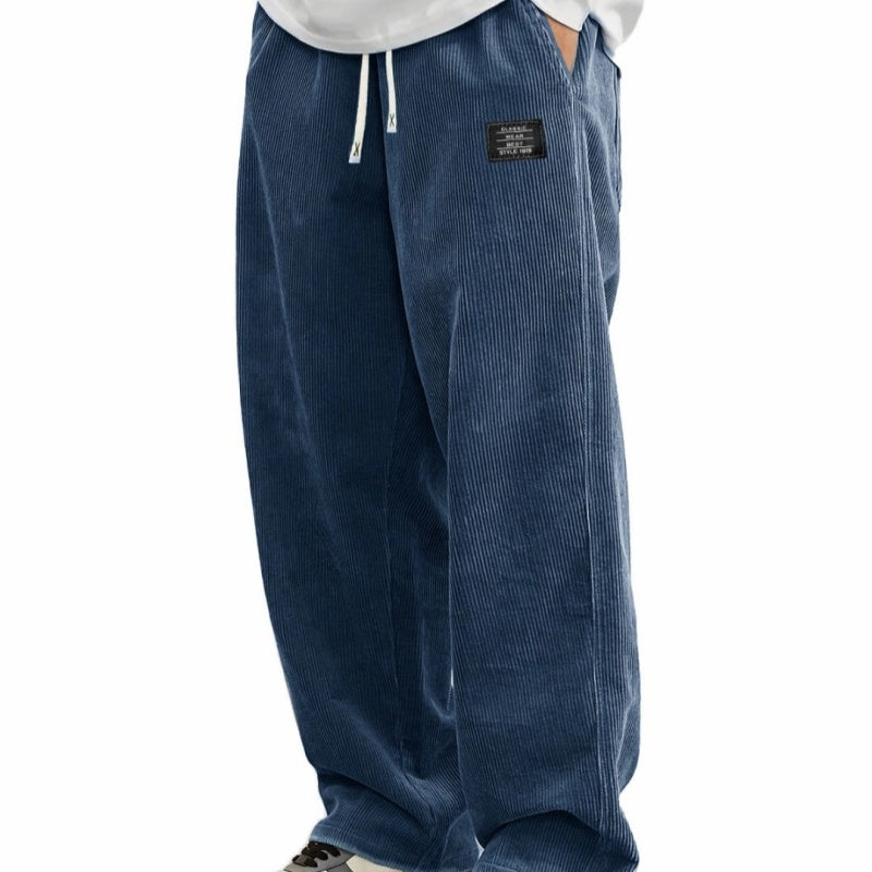 👖 50% RABATT! 🎉 Herrenhose mit Lockerer Passform, Kordelzug & Taschen – Bequem, Lässig & Praktisch für den Alltag 🏠