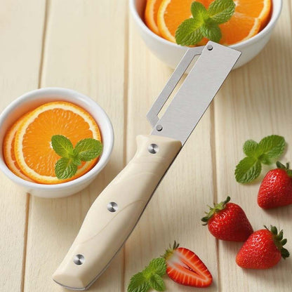 🥕 KAUFE 2, ERHALTE 1 GRATIS! 🔪 Multifunktions-Schäler – Rasiermesserscharfe Klinge, Ergonomischer Holzgriff & Integrierter Flaschenöffner für Die Küche ✨