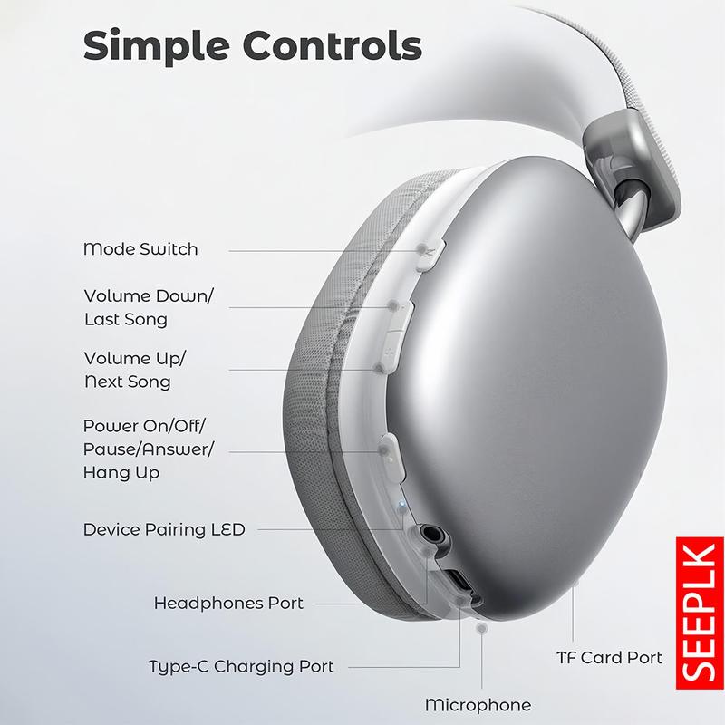 😍50% Rabatt auf kabellose Bluetooth-Kopfhörer –🎧🔋40 Stunden Akkulaufzeit, 360°-Raumklang und atmungsaktive Ohrpolster 🔋