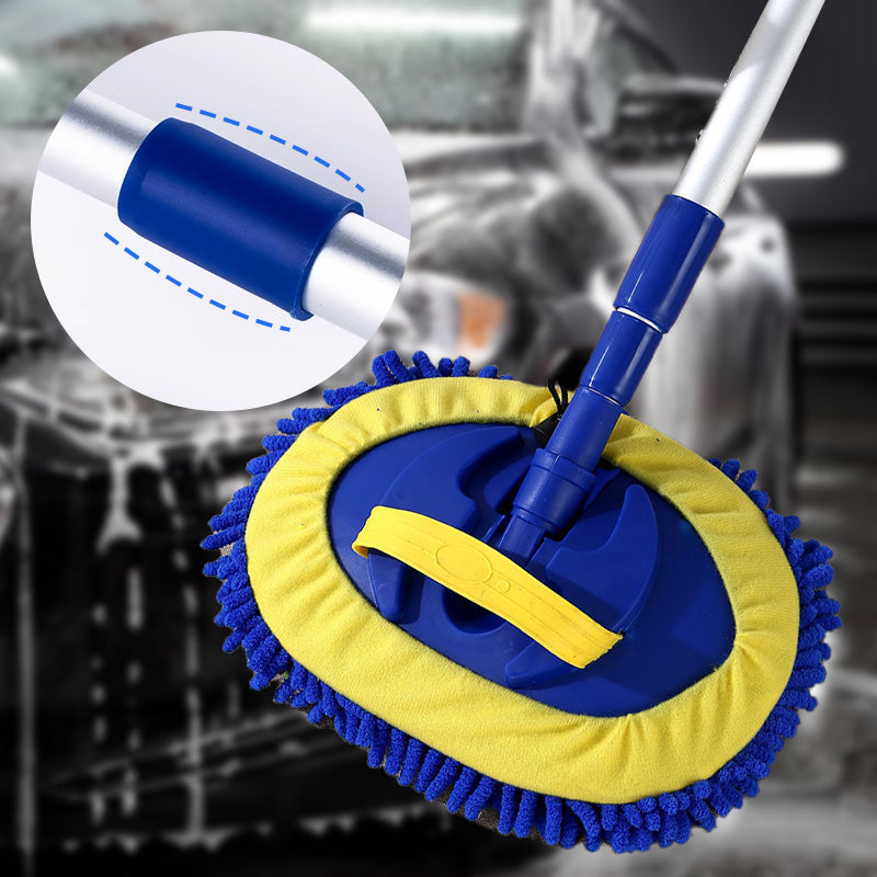 📢📢50 % Rabatt!! ⏰🚗 Robuster Autowaschmopp mit langem Griff | Teleskopierbar & Aluminium