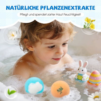 🛁 50% RABATT! 🌊 12-teiliges Badebomben Ozean-Motiv Set – Sprudelndes Badevergnügen mit Meeresduft, Pflegendes Öl & Plastikfrei 🎁