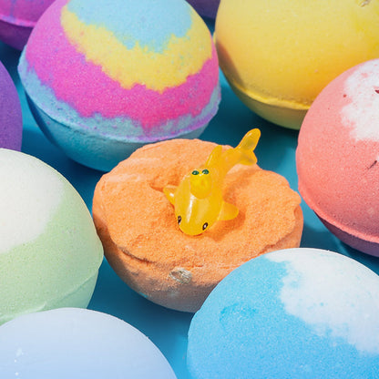 🛁 50% RABATT! 🌊 12-teiliges Badebomben Ozean-Motiv Set – Sprudelndes Badevergnügen mit Meeresduft, Pflegendes Öl & Plastikfrei 🎁