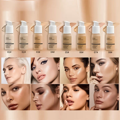 💎 1 + 1 GRATIS! 💎 Soft Matte Liquid Foundation – Volldeckung, Wasserdicht & Tierversuchsfrei (30 ml) 💄🌿