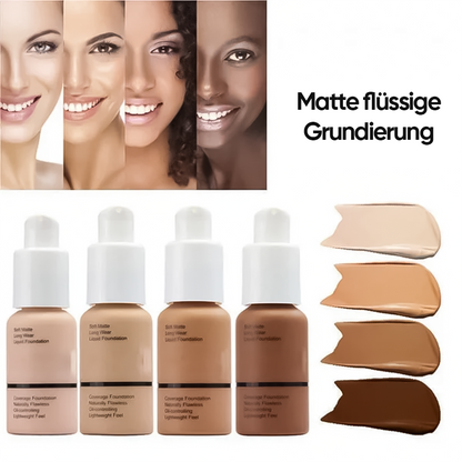💎 1 + 1 GRATIS! 💎 Soft Matte Liquid Foundation – Volldeckung, Wasserdicht & Tierversuchsfrei (30 ml) 💄🌿