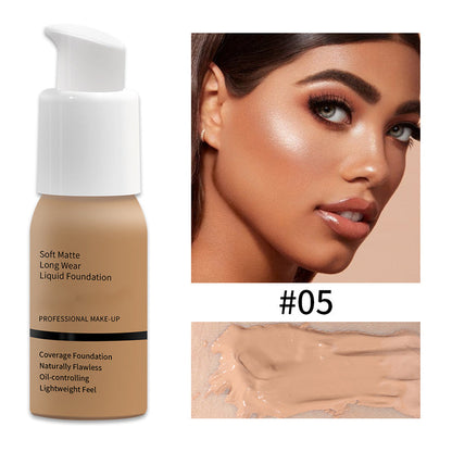 💎 1 + 1 GRATIS! 💎 Soft Matte Liquid Foundation – Volldeckung, Wasserdicht & Tierversuchsfrei (30 ml) 💄🌿