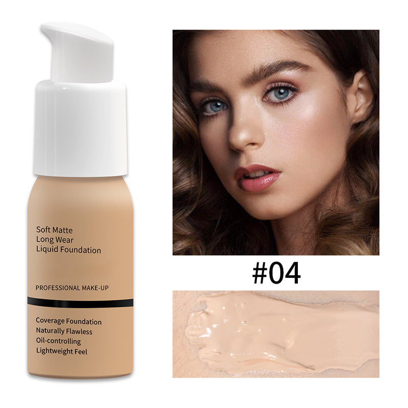 💎 1 + 1 GRATIS! 💎 Soft Matte Liquid Foundation – Volldeckung, Wasserdicht & Tierversuchsfrei (30 ml) 💄🌿