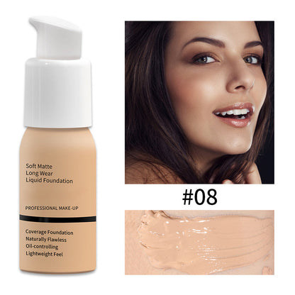 💎 1 + 1 GRATIS! 💎 Soft Matte Liquid Foundation – Volldeckung, Wasserdicht & Tierversuchsfrei (30 ml) 💄🌿