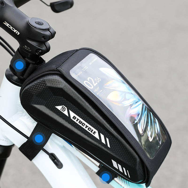 🚴 50% RABATT! 📱 Wasserdichte Fahrrad Oberrohrtasche – Hardcase Handyhalter, Perfekt für MTB & Rennrad 🗺️