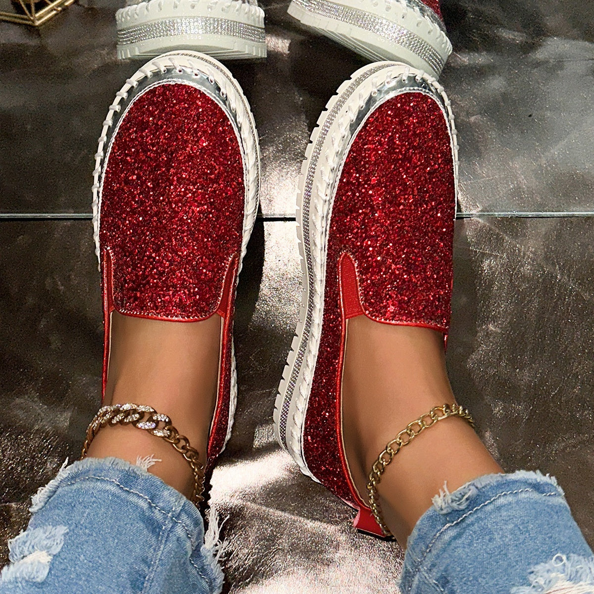👟📢📢50%RABATT!【Bequeme Freizeitslipper für Damen】 – Kein Bücken, kein Schnüren, einfach hineinschlüpfen und los geht’s! ✨💨