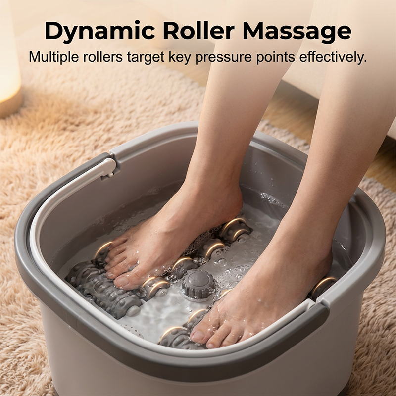 🔥 50% Rabatt! Beheiztes Fußbad mit Massagerollen ✨ Wellness für deine Füße zu TOP-Preis!
