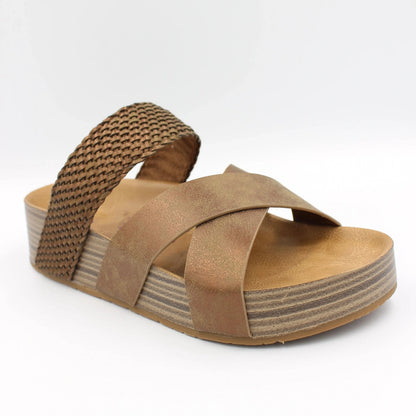 👡 Halber Preis! ✨ Plateau-Sandalen im California-Casual-Stil – mit Polsterung, bequem & stylisch ☀️
