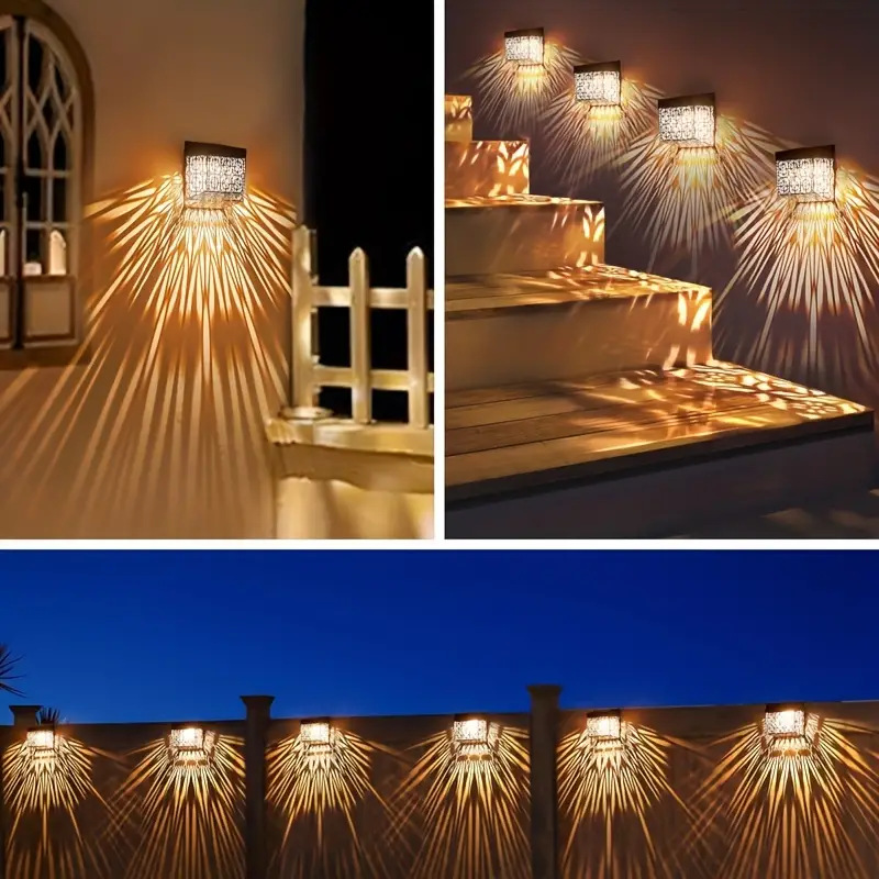 💡 50% RABATT! ☀️ Solarbetriebene LED-Wandleuchte – Dekorativ, Automatisches Ein/Aus & Wetterfest für Wege & Garten 🏡