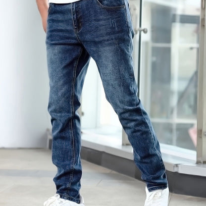 👖 50% RABATT! 🔥 Moderne Slim-Fit-Stretchjeans für Herren – Bequemer Stretch, Moderne Passform & Vielseitiger Alltagslook 💙