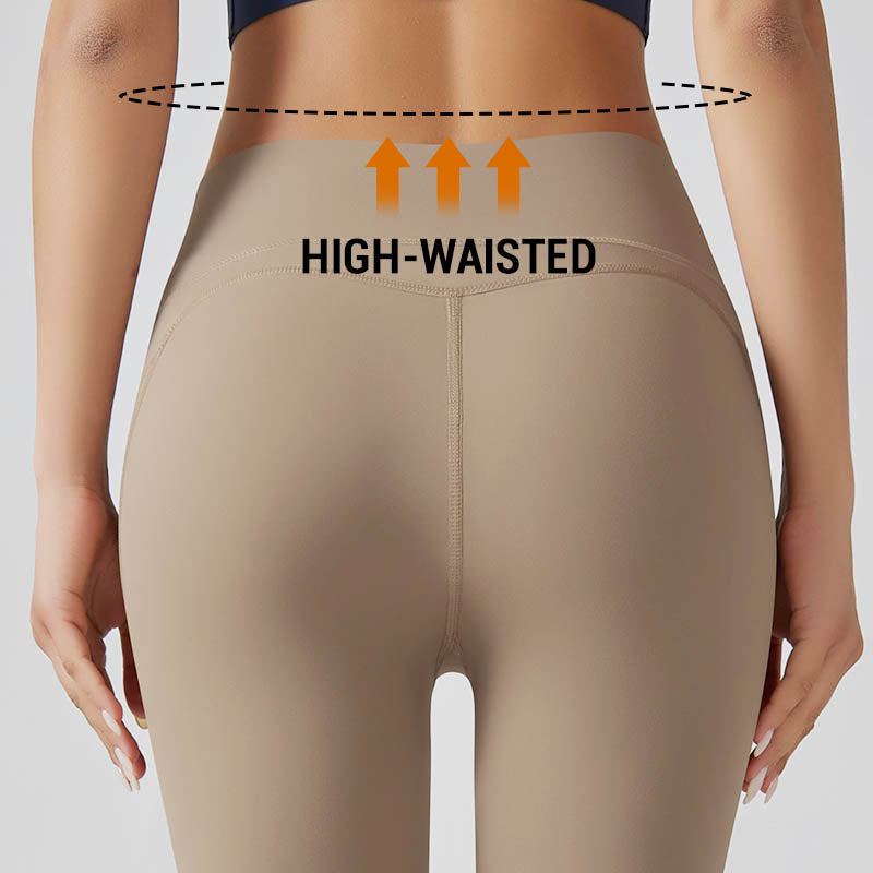 🥳 2026 HOTSELLER ❤️‍🔥 50% RABATT 🥰 Figurformende Leggings mit hohem Bund und Seitentaschen – straffend, po-formend und optisch schlanker