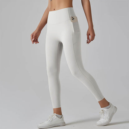 🥳 2026 HOTSELLER ❤️‍🔥 50% RABATT 🥰 Figurformende Leggings mit hohem Bund und Seitentaschen – straffend, po-formend und optisch schlanker