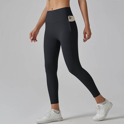 🥳 2026 HOTSELLER ❤️‍🔥 50% RABATT 🥰 Figurformende Leggings mit hohem Bund und Seitentaschen – straffend, po-formend und optisch schlanker