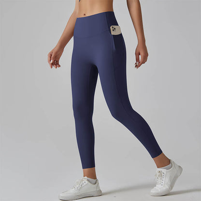 🥳 2026 HOTSELLER ❤️‍🔥 50% RABATT 🥰 Figurformende Leggings mit hohem Bund und Seitentaschen – straffend, po-formend und optisch schlanker