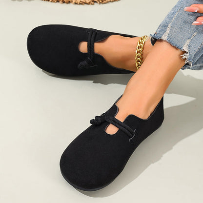 📢📢50%RABATT!Comfortable Slip-On Faux Suede Flats