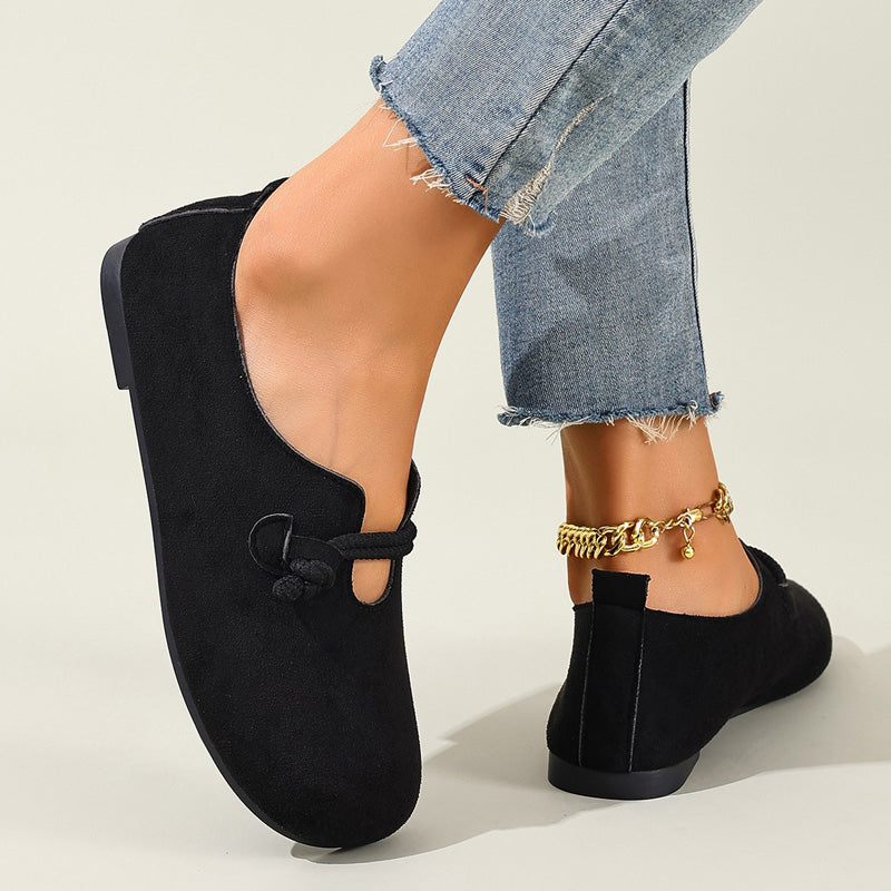📢📢50%RABATT!Comfortable Slip-On Faux Suede Flats