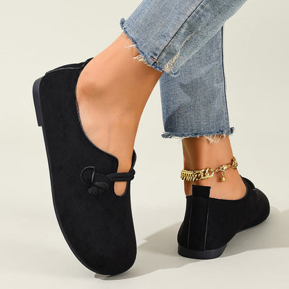 📢📢50%RABATT!Comfortable Slip-On Faux Suede Flats