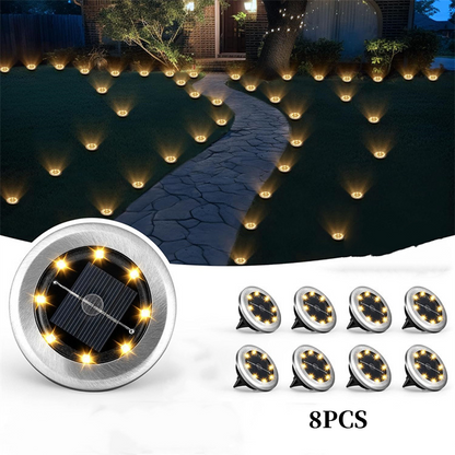 💡 50% RABATT! ☀️ Wasserdichte Solar-Bodeneinbauleuchte für den Außenbereich – 2er-Pack, Automatisches Ein/Aus & Perfekt Für Wege & Terrasse 🏡