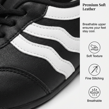 50 % Rabatt!🎉Damen Retro Wave-Streifen Schnür-Sneaker