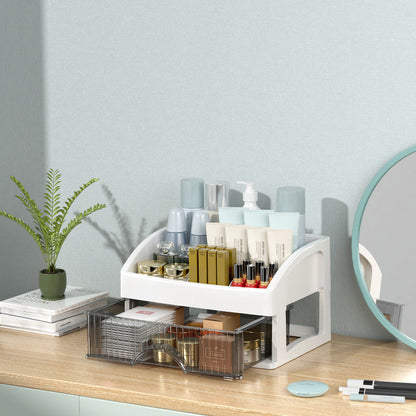 📂✨ Stapelbarer Schreibtisch-Organizer mit durchsichtigen Schubladen – Ordnung garantiert! 🧘‍♀️💼