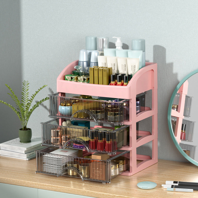 📂✨ Stapelbarer Schreibtisch-Organizer mit durchsichtigen Schubladen – Ordnung garantiert! 🧘‍♀️💼