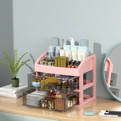 📂✨ Stapelbarer Schreibtisch-Organizer mit durchsichtigen Schubladen – Ordnung garantiert! 🧘‍♀️💼