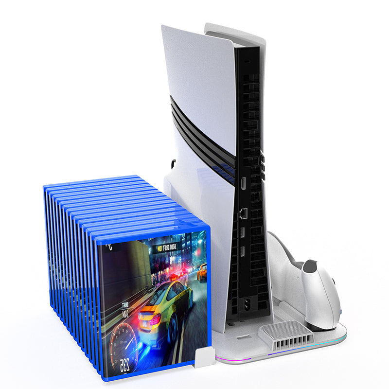 🔥50% Rabatt🎮Kühl- und Ladestation für PS5 Slim/Pro⚡️Lädt den Controller auf und verfügt über einen leistungsstarken Lüfter zur Kühlung