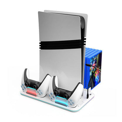 🔥50% Rabatt🎮Kühl- und Ladestation für PS5 Slim/Pro⚡️Lädt den Controller auf und verfügt über einen leistungsstarken Lüfter zur Kühlung