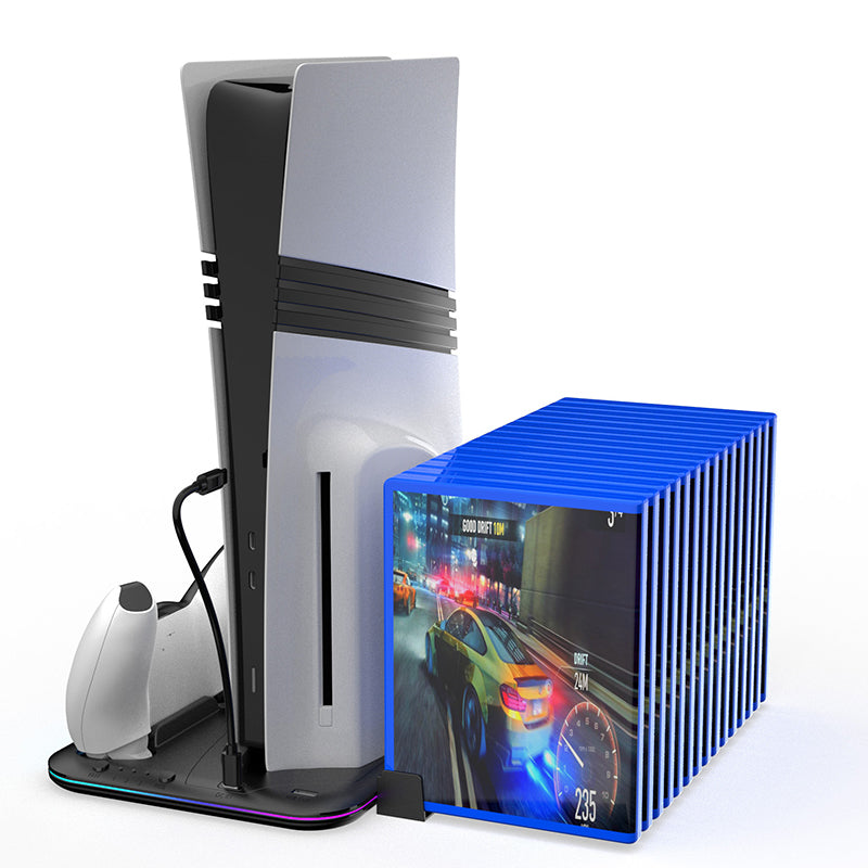 🔥50% Rabatt🎮Kühl- und Ladestation für PS5 Slim/Pro⚡️Lädt den Controller auf und verfügt über einen leistungsstarken Lüfter zur Kühlung