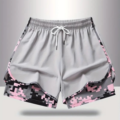 🔥Solange der Vorrat reicht 50 % Rabatt!🎉Lässige Sportshorts für Damen mit integriertem Innenfutter