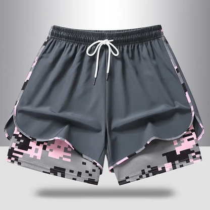 🔥Solange der Vorrat reicht 50 % Rabatt!🎉Lässige Sportshorts für Damen mit integriertem Innenfutter
