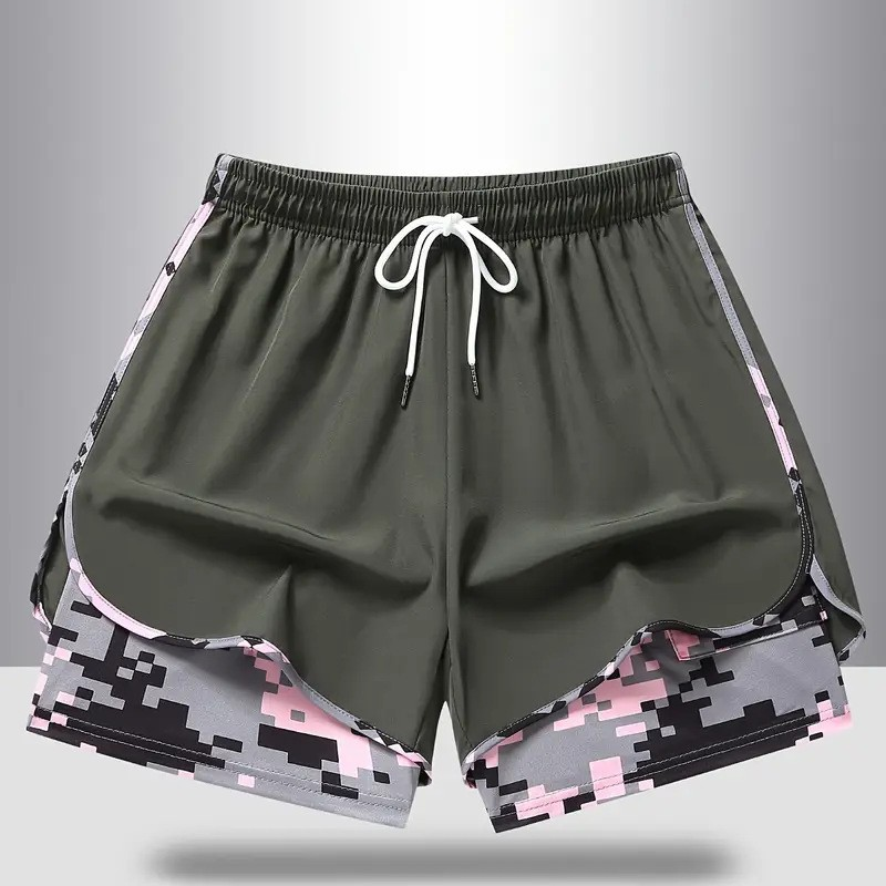 🔥Solange der Vorrat reicht 50 % Rabatt!🎉Lässige Sportshorts für Damen mit integriertem Innenfutter