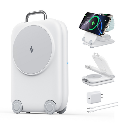 📢📢50 % Rabatt!! ⏰3-in-1 faltbare magnetische kabellose Ladestation