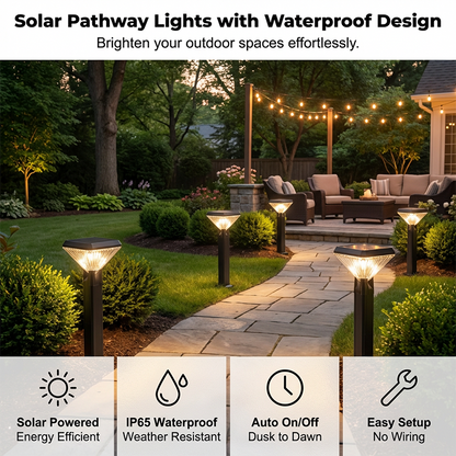 💎50% Rabatt für begrenzte Zeit✨🔥Solarbetriebene, wasserdichte Gartenleuchten🍁Gestalte deinen perfekten Garten