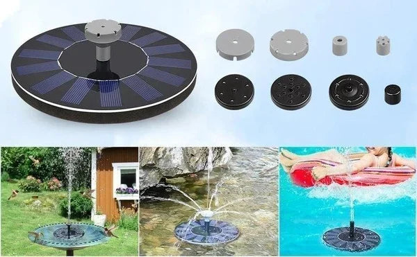 ⏰🔥🔥Solarbetriebener schwimmender Springbrunnen