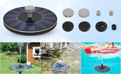 ⏰🔥🔥Solarbetriebener schwimmender Springbrunnen