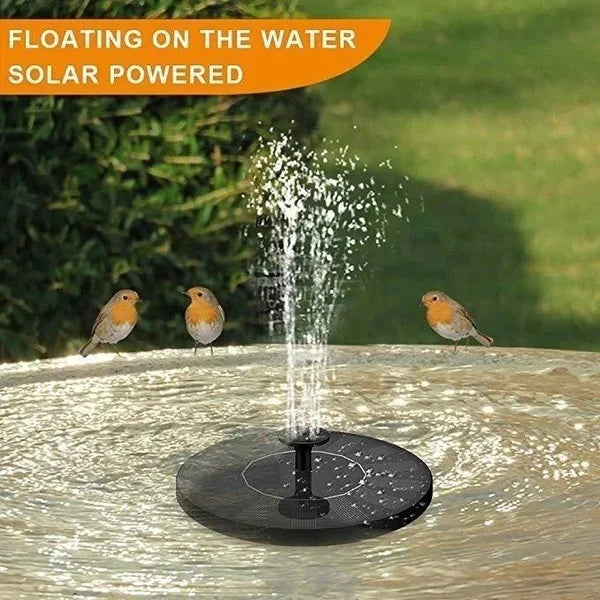 ⏰🔥🔥Solarbetriebener schwimmender Springbrunnen